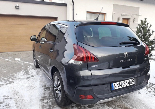 Peugeot 3008 cena 36900 przebieg: 222000, rok produkcji 2016 z Żary małe 106